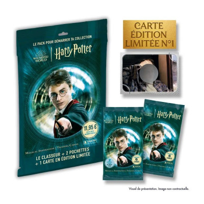 Panini harry potter panini tc prophecy starter pack classeur 2 pochettes carte exclu - carte a collectionner - préco avril 2025P
