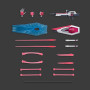 Bandai hobby gundam gunpla hg 1/144 251 infinite justice gundam type ii - hg 1/144 high gradeBANMK66692%204.jpg4573102666925