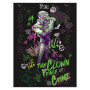 Golden poster / 3d cartoon kingdom dc joker the clown prince of crime Golden poster / 3d cartoon kingdom dc joker the clown prince of crime
