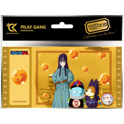 Cartoon kingdom Dragon Ball Z dragon ball golden ticket pilaf gang x5 - golden ticketCKDB10.jpg3760375865808