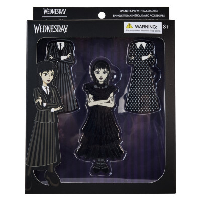 Loungefly Mercredi / Wednesday loungefly paper doll pin Mercredi / Wednesday addams - pinsLFWEDPN0004.jpg0671803528574