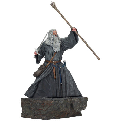 Sd toys le seigneur des anneaux statue pvc gandalf moria battle 18cm - figurineSD25577.jpg8435450255779