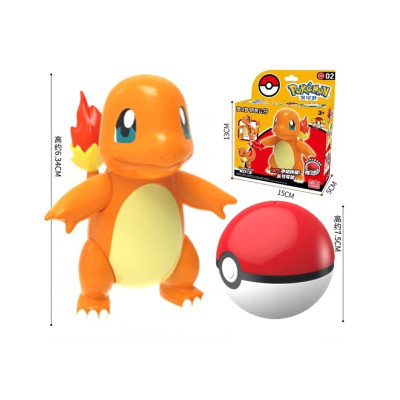 Ldcx pokemon model kit & pokeball salameche 6cm - figurine - préco février 202548149.jpg6951144481498