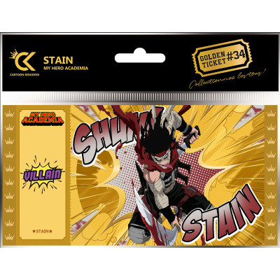 Cartoon kingdom my hero academia golden ticket v2 stain x5 - golden ticketCKMHA34.jpg3760375863927