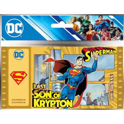 Cartoon kingdom dc justice league golden ticket superman europe x5 - golden ticketCKWA04.jpg3760375865044