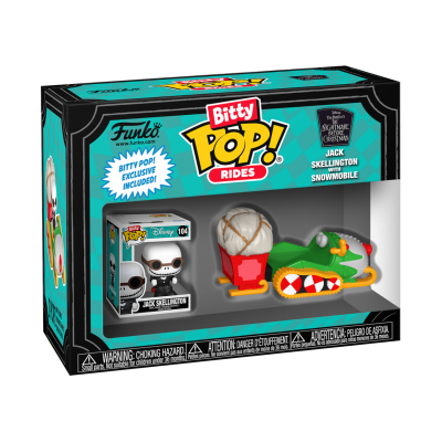Funko disney bitty pop ride l'étrange noël de Monsieur Jack jack skellington snowmobile - bitty pop - préco avril 2025FUN83624.p