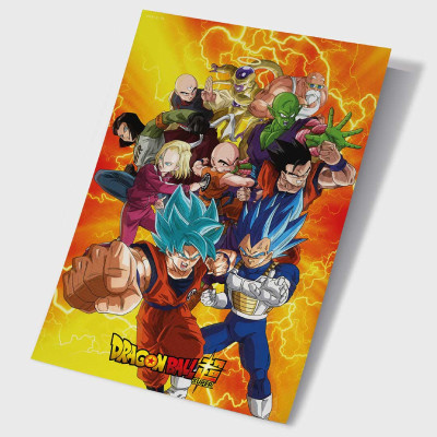 Sd toys Dragon Ball Z 3d poster 40x60cm dragon ball universe survival heroes - golden poster / poster 3d - préco mars 2025SD2563