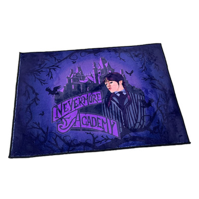 Sd toys Mercredi / Wednesday tapis nevermore academy 80x60cm - tapis / paillasson - préco mars 2025SD26077.jpg8435450260773