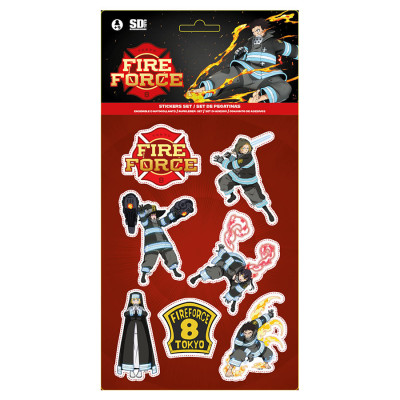 Sd toys fire force set stickers - stickers - préco février 2025SD26257.jpg8435450262579