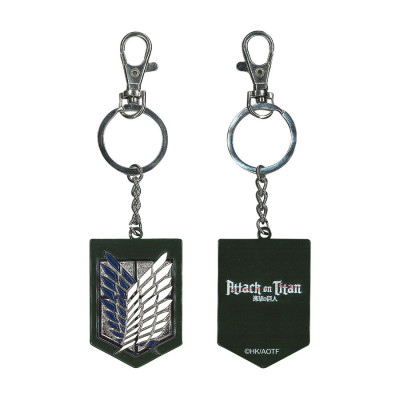 Sd toys attaque des titans porte cle metal logo - porte cle - préco mars 2025SD26091.jpg8435450260919