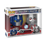 Pop funko transformers retro toys 2-pack optimus - megatron metallic