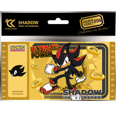 Cartoon kingdom sonic golden ticket shadow europe x5 - golden ticketCKSO06.jpg3760375864955