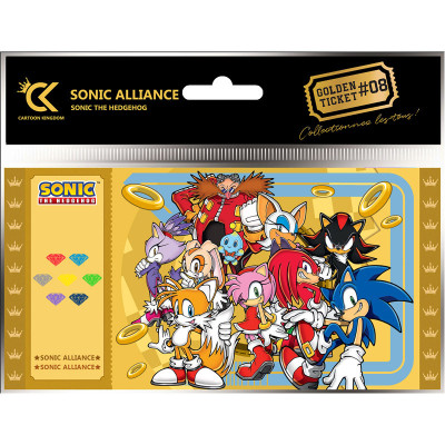 Cartoon kingdom sonic golden ticket sonic alliance europe x5 - golden ticketCKSO08.jpg3760375864979