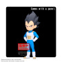 Figurine banpresto Dragon Ball Z dragon ball daima vegeta mini figure with panel 9cm w122 - préco juin 2025