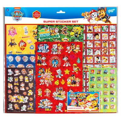 Totum paw patrol pat patrouille stickers super set - stickersTOT720985.jpg8714274720985