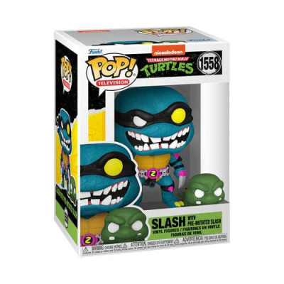 Funko tmnt tortues ninja pop s4 slash & pre-mutated turtle slash - pop 10cmFUN78048.jpg0889698780483