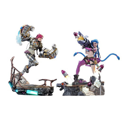 Purearts league of legends statue 1/6 jinx & vi bundle - statue resine - préco août 2025PA40740.jpg0713929407408