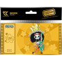 Golden ticket cartoon kingdom one piece chibi brook x5 Golden ticket cartoon kingdom one piece chibi brook x5