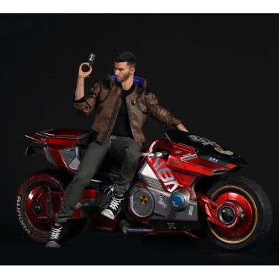 Purearts cyberpunk 2077 figurine articulée 1/6 avec moto yaiba kusanagi v mal - figurine articulee - préco février 2025PA40292.j