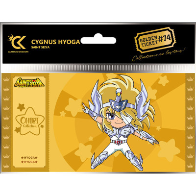 Cartoon kingdom saint seiya golden ticket chibi hyoga x5 - golden ticketCKCC74.jpg3760375865297