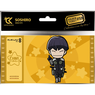 Cartoon kingdom kaiju n°8 golden ticket chibi soshiro x5 - golden ticketCKCC59.jpg3760375865143