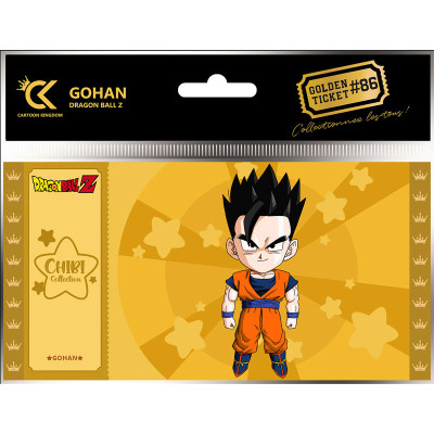 Cartoon kingdom Dragon Ball Z dragon ball z golden ticket chibi gohan x5 - golden ticketCKCC86.jpg3760375865419