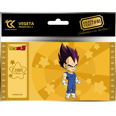 Cartoon kingdom Dragon Ball Z dragon ball z golden ticket chibi vegeta armor x5 - golden ticketCKCC81.jpg3760375865365