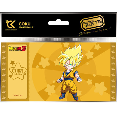 Cartoon kingdom Dragon Ball Z dragon ball z golden ticket chibi super saiyan goku x5 - golden ticketCKCC79.jpg3760375865341