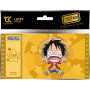 Golden ticket cartoon kingdom one piece chibi luffy x5 Golden ticket cartoon kingdom one piece chibi luffy x5