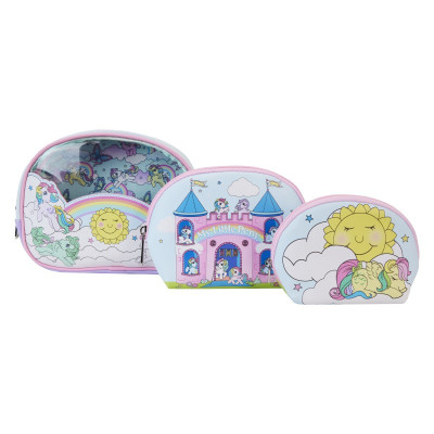 Loungefly mon petit poney loungefly set 3 pochettes cosmetiques - pochette / trousseMLPCS0001-LFMLB3PCMAKEUPSET0123ALL3.jpg06718