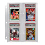Protection carte ultrapro page pour psa graded transparente classeur 3 anneaux
