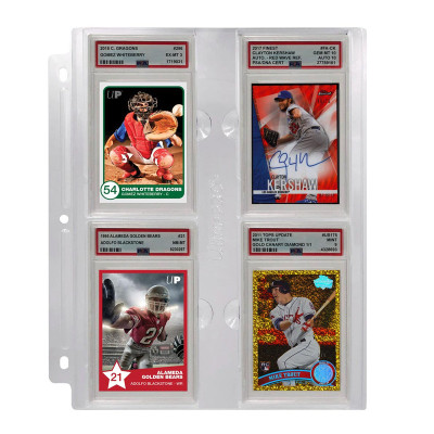 Ultrapro ultrapro page pour psa graded transparente classeur 3 anneaux - protection carteUP85757.jpg0074427857578