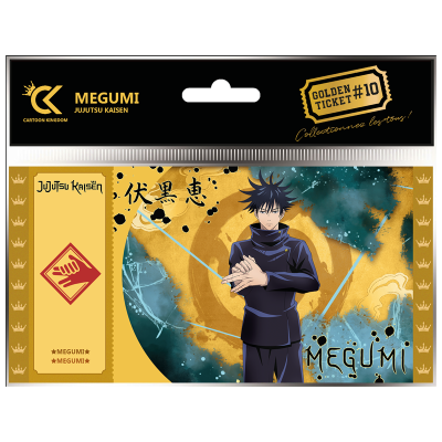 Cartoon kingdom jujutsu kaisen golden ticket v2 megumi x10 - golden ticketCKJJK10.png3760375864719