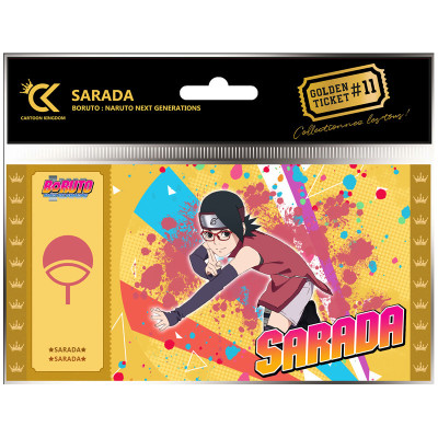 Cartoon kingdom boruto golden ticket v2 sarada - golden ticketCKBNG11.jpg3760375864092