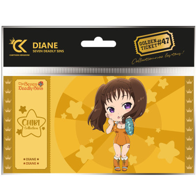 Cartoon kingdom seven deadly sins golden ticket chibi diane x10 - golden ticketCKCC47.jpg3760375863194