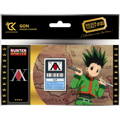 Cartoon kingdom hunter x hunter black ticket gon - black ticketCKHH01B.jpg3760375863224