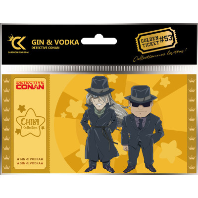 Cartoon kingdom detective conan golden ticket chibi gin & vodka x10 - golden ticketCKCC53.jpg3760375863521
