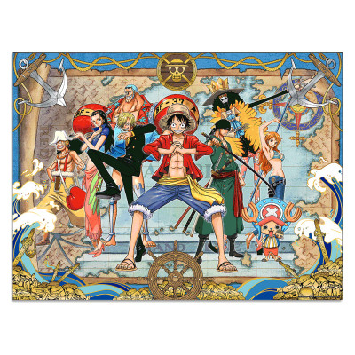 Cartoon kingdom one piece golden poster 01 group map 30x40cm - golden poster / poster 3dCKGPOP01.gif3760375863453
