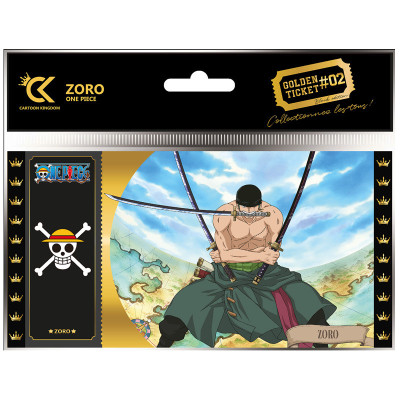 Cartoon kingdom one piece black ticket zorro x10 - black ticketCKOP02B.jpg3760375862944