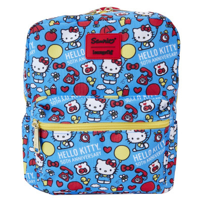 Loungefly hello kitty loungefly 50th anniv mini sac a dos classic aop nylon square - mini sac a dosSANBK0523.jpg0671803490857