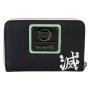 Loungefly demon slayer loungefly portefeuille groupe - portefeuilleDMSWA0009-LFANIPLEXDEMONSLAYERGROUPZIPAROUNDWALLET0069BACK.jp