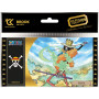 Black ticket cartoon kingdom one piece brook x10 Black ticket cartoon kingdom one piece brook x10