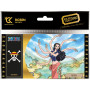 Black ticket cartoon kingdom one piece nico robin x10 Black ticket cartoon kingdom one piece nico robin x10