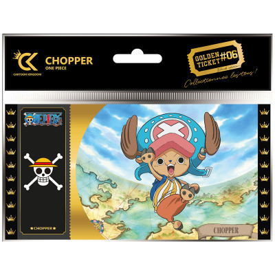Cartoon kingdom one piece black ticket chopper x10 - black ticketCKOP06B.jpg3760375862982