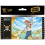 Black ticket cartoon kingdom one piece nami x10 Black ticket cartoon kingdom one piece nami x10