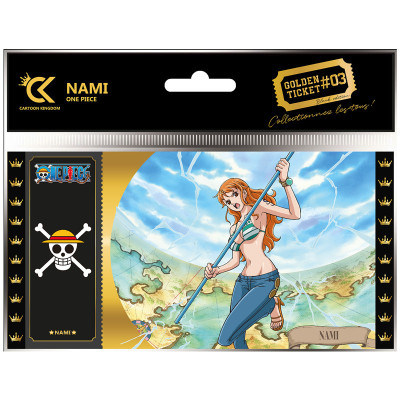 Cartoon kingdom one piece black ticket nami x10 - black ticketCKOP03B.jpg3760375862951