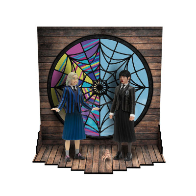 Mezco Mercredi / Wednesday 2-pack Mercredi / Wednesday & enid 5 points figure 9,5cm - figurine articulee - préco février 2025MEZ