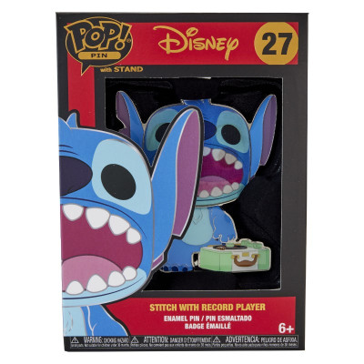 Funko disney pop pins lilo and stitch stitch with record player - pinsFUNWDPP0072.jpg0671803485471