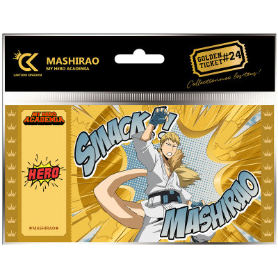 Cartoon kingdom my hero academia golden ticket v2 mashirao ojiro - golden ticketCKMHA24.jpg3760375863767