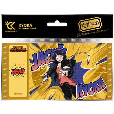 Cartoon kingdom my hero academia golden ticket v2 kyoka jiro - golden ticketCKMHA21.jpg3760375863859